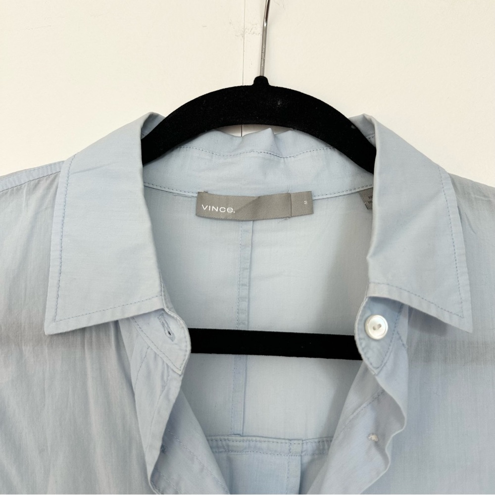 Vince Button Down Shirt - Light Blue - Picture 2 of 7